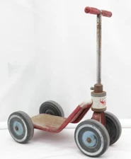 Vintage AMF Junior Wee Scooter Red Riding Toy     WE