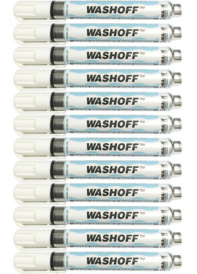 Paint Marker: U-Mark Wash Off WHITE (Water Removable) 1 Dozen