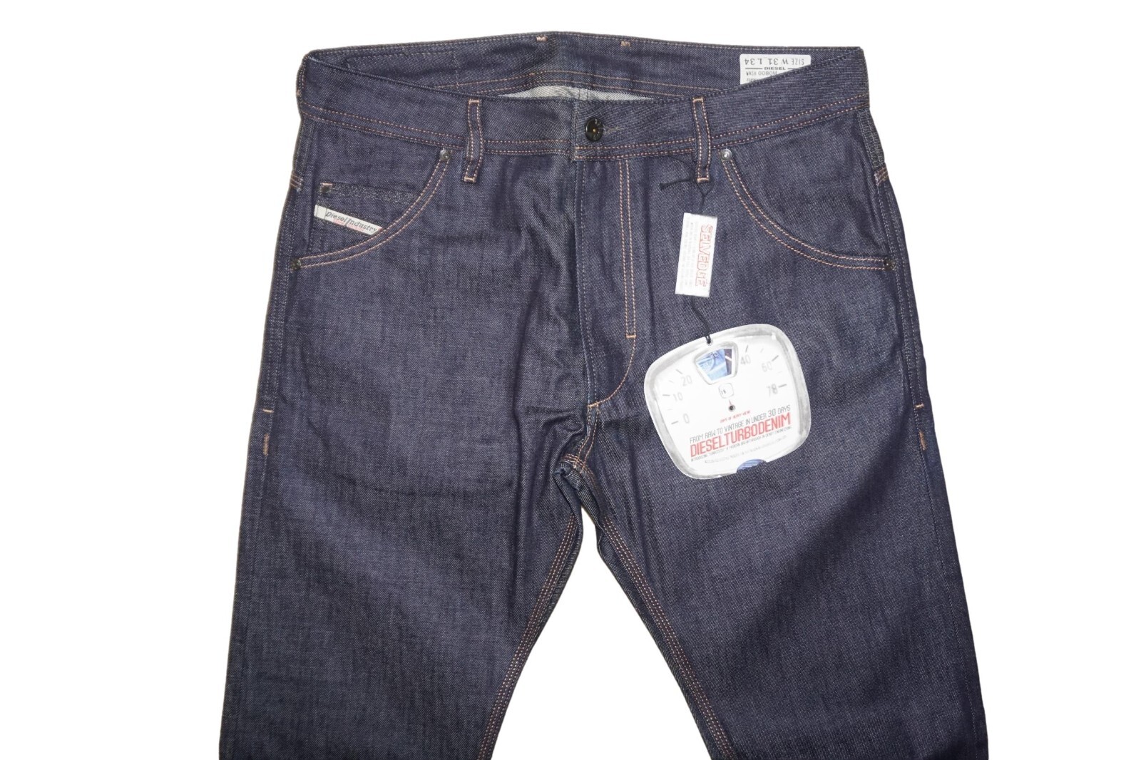 DIESEL KROOLEY 008QM SLIM CARROT JEANS W31 L34 100% AUTHENTIC