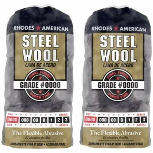 Products 0000 Super Fine Finish Steel Wool Pad 12 Per Package TV713206 (2 Pack)