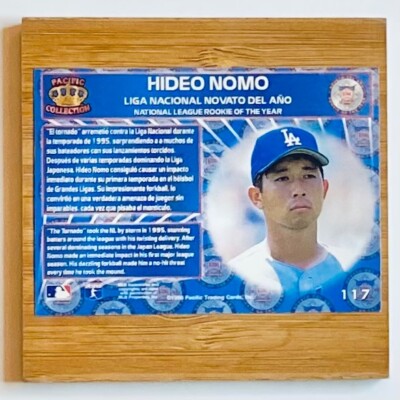 1996 Pacific Collection Hideo Nomo NL ROY MLB Baseball Card #117