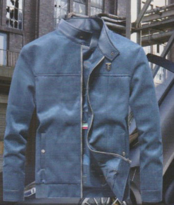 F- Collection MEN'S VEGAN LEATHER JACKET L NWT | eBay