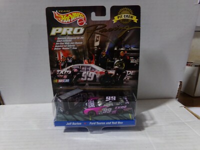 Hot Wheels Racing Pit Crew Jeff Burton #99 Exide Purple 062821DMT3
