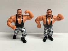 1991 Hasbro WWF Luke & Butch BUSHWHACKERS series 2 action figures
