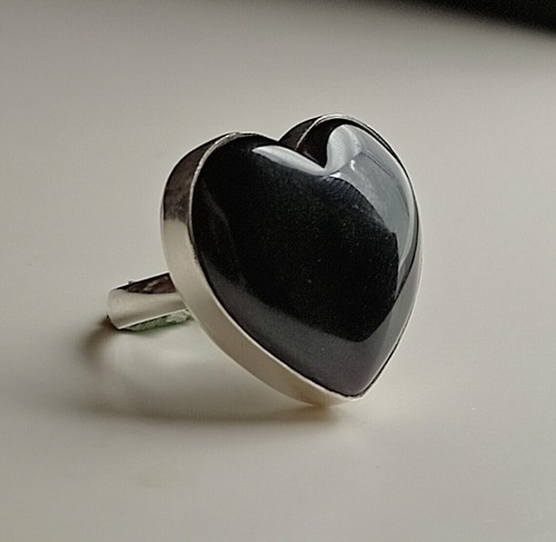Adorable Ónice Negro Gema 925 Plata de Ley Hecho a Mano Anillo Todo Talla AC-136 - Imagen 2 de 8