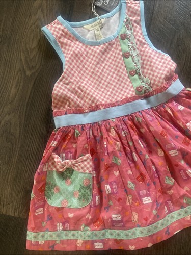 GIRLS MATILDA JANE Brilliant daydream Love Letters Tunic SIZE 8 NWT - Picture 4 of 9