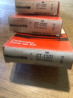 Ford 1981 Ford E1PZ9A586-A Carburetor tune-up kit Motorcraft CT-1301 (Three)