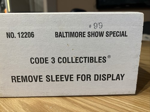 1/64 BALTIMORE SHOW SPECIAL #99 EXPO ENGINE with WHITE SLEEVE Code 3 - Picture 7 of 7