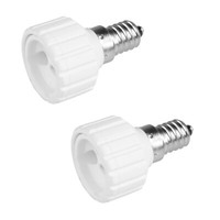 2X Lampensockel Adapter E14 Auf GU10 Fassung Sockel Stecker GlüHbirne Lampe Led