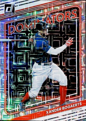 2022 Donruss #D-5 Xander Bogaerts Dominators Vector Boston Red Sox FREE SHIP