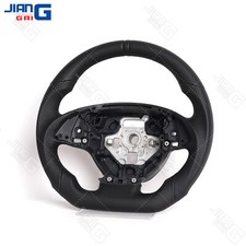 Full Black Leather Steering Wheel Fit Chevrolet Camaro Ss 2016-2025 Full Black Leather Steering Wheel Fit Chevrolet Camaro Ss 2016-2025