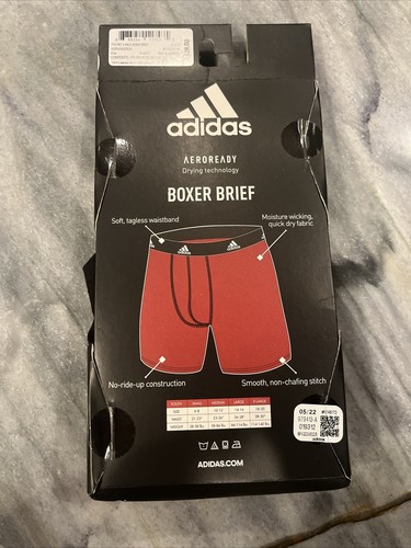 PAQUETE DE 4 CALZONCILLOS BOXER ADIDIAS RENDIMIENTO JUVENIL NUEVO TALLA S 6-8 - Imagen 4 de 6