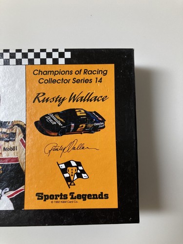 Rusty Wallace Champions of Racing Collector Series 14 Sports Legends K&M Card - Picture 3 of 13
