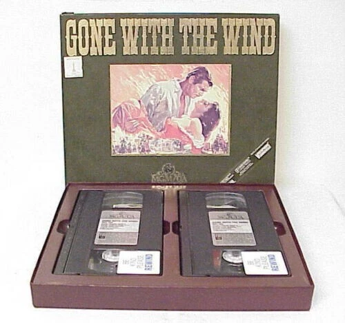 GONE WITH THE WIND 1939 TEC 2 PART VHS MOVIE W/ CASE MGM/ UA HOME VIDEO MV900284 - Image 2 of 4
