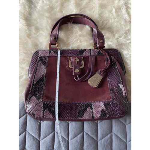 COLE HAAN 'Gracie' Purple Satchel purse - Picture 6 of 6