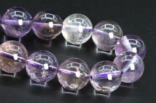 Echte Natürliche Ametrin Perlen Grade AA Rund Edelstein Lose Perlen 6/8/10/12 MM - Bild 7 von 9