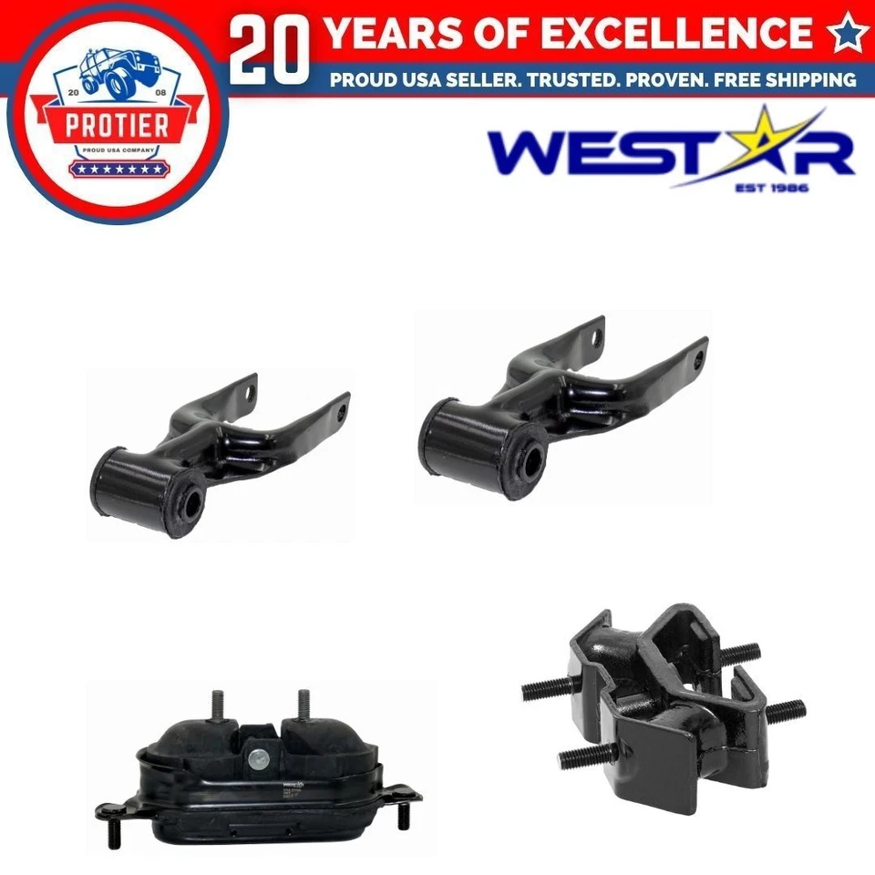 Juego de montaje de motor y transmisión Enigne compatible con 6 piezas para Buick Century 1997-2005 Foto 2 de 2