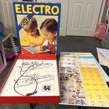 Vintage Electro Quiz - Battery Operated By Jumbo 1982 - Untested, Missing Bulb