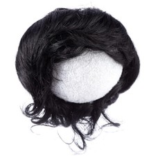 Lot of 3 Antina's Black Toddler 8" Doll Wigs with Curls