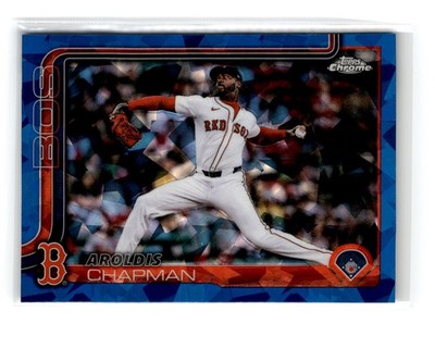 Aroldis Chapman 2025 Topps Chrome Update Sapphire Edition #USC191 QTY Red Sox