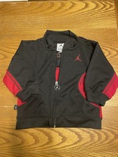 Air Jordan Baby Full Zip Size 18 M Toddler Jacket Coat Jumpman Logo Black Red