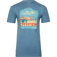 NEW Cessna Citation CJ3 Vintage T-Shirt by Aeroplane Apparel Co.