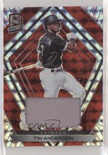 2020 Panini Chronicles Spectra Red Prizm Swatches 15/25 Tim Anderson #36 pr9