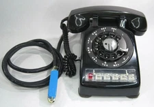 Western Electric Vintage Bell System Black Rotary Desktop Multi-Button Telephone