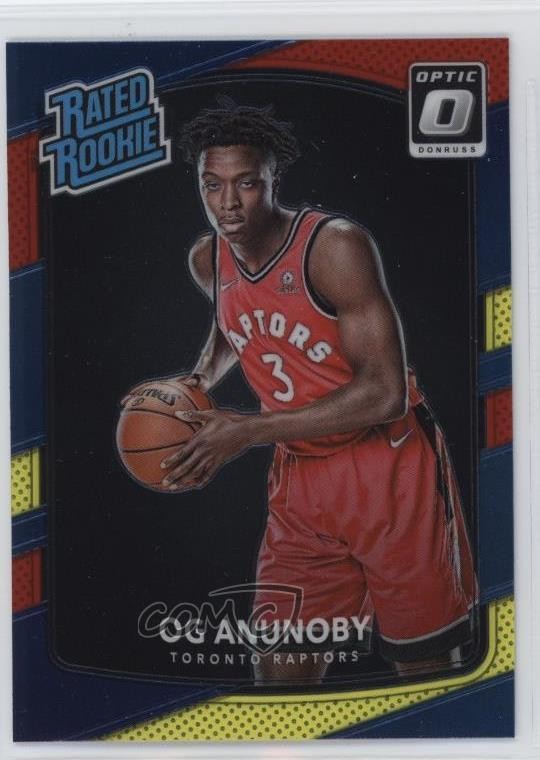 2017-18 Panini Donruss Optic Rated Rookie Mega Box Red & Yellow OG Anunoby 04bd