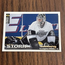 1995-96 Collector's Choice PLAYERS CLUB # 213 Jamie Storr LOS ANGELES KINGS