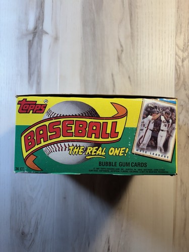 1987 Topps Baseball Wax Box Bo Jackson, Barry Bonds Rookies possible - Picture 2 of 7