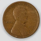 1909-S Lincoln Cent AG/G details Wheat Penny 1c