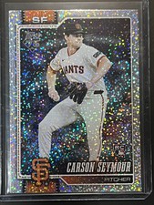 2026 Topps Series 1 Carson Seymour #112 Sandglitter Foil San Francisco Giants