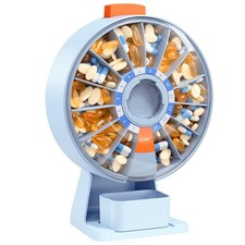 Pill Dispenser Daily, Large Pill Organizer with Wall-Mounted or Standing Use,...