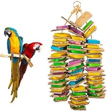 Parrot Chew Toys for Medium Birds Wood Cardboard