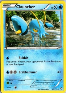 Clauncher - XY - Furious Fists #23/111 Common LP+