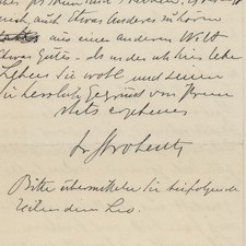 Autograph Fritz Strobentz Frieda Blell Letter Art Painter Original Budapest 1911