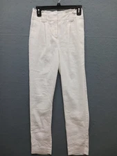 Express Women's Pants Size 0R White Ankle Straight