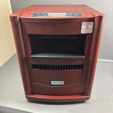 Electric Infrared Quartz Cabinet Heater with Remote 1500W Indoor , 