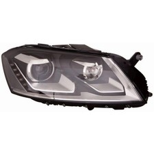 Halogen Scheinwerfer links PSY24W schwarz für VW Passat Variant Alltrack