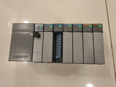 Allen-Bradley PLC SLC500 | SLC 5/03 CPU | Complete 7 SLOT RACK 1747-L532 Set