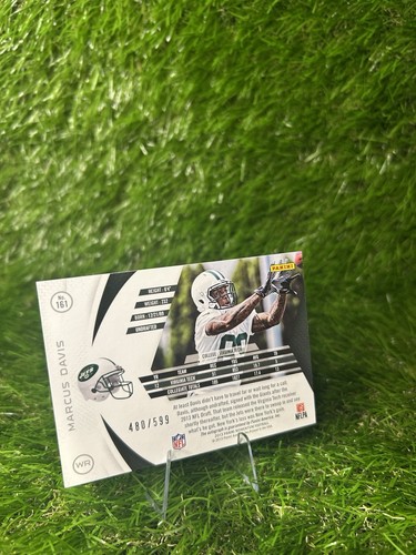 2013 Panini Momentum Rookie Signatures /599 Marcus Davis #161 Auto RC NY Jets - Bild 2 von 2