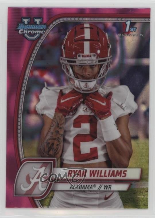2024 Bowman U Chrome Pink Lava Refractor Ryan Williams #53 18ul