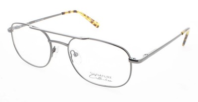 SIGNATURE 1112-Gunmetal-54 Eyeglasses Eye Glasses GUNMETAL Authentic New
