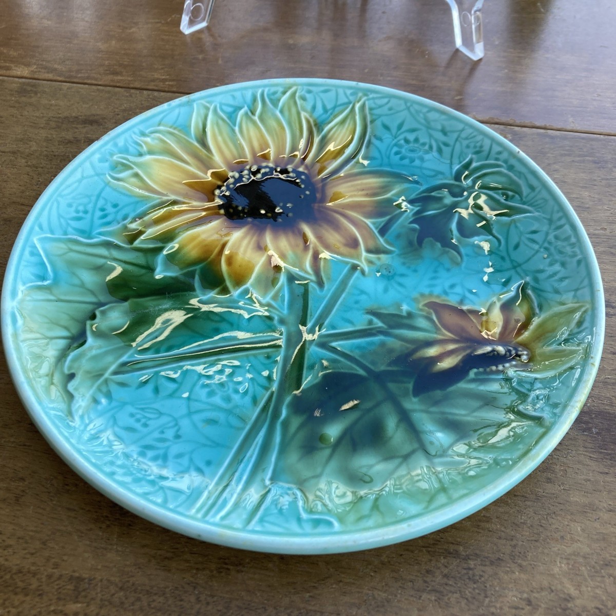 Antique Villeroy & Boch Schramberg Majolica 7 3/4