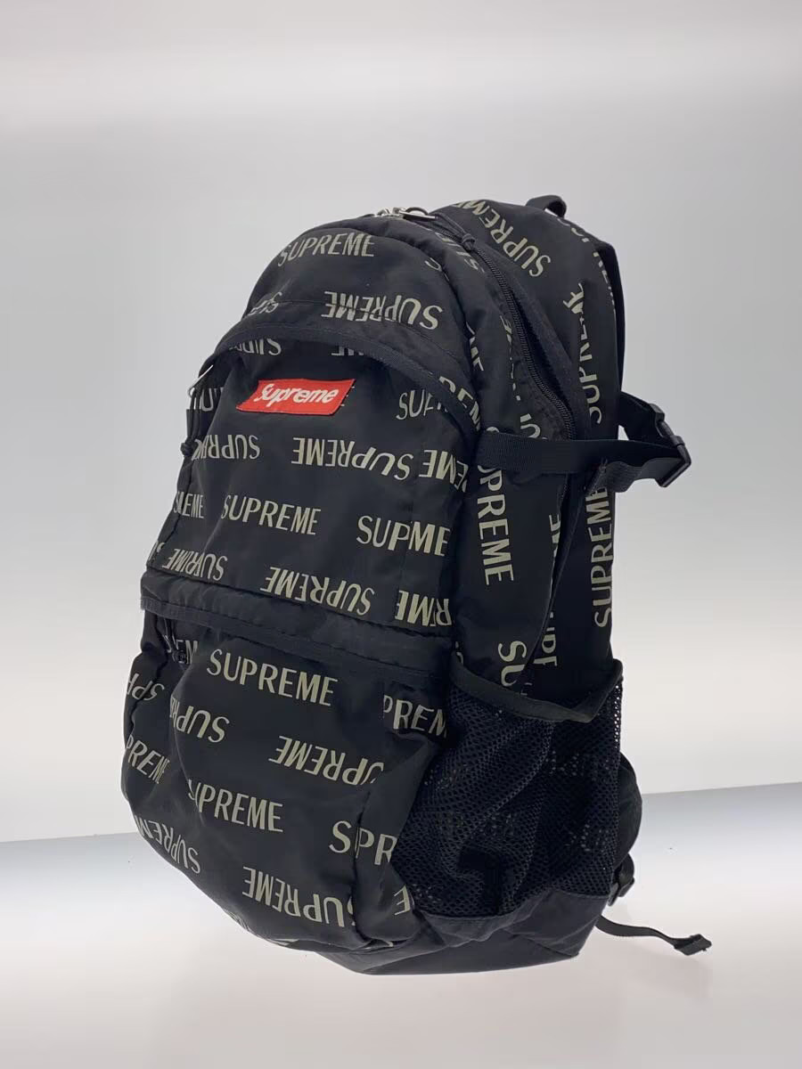 Supreme Backpack Polyester Black Solid from Japan - image 1