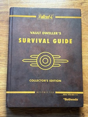 Fallout 4 Vault Dwellers Survival Guide BOOK ONLY Collector's edition hardcover