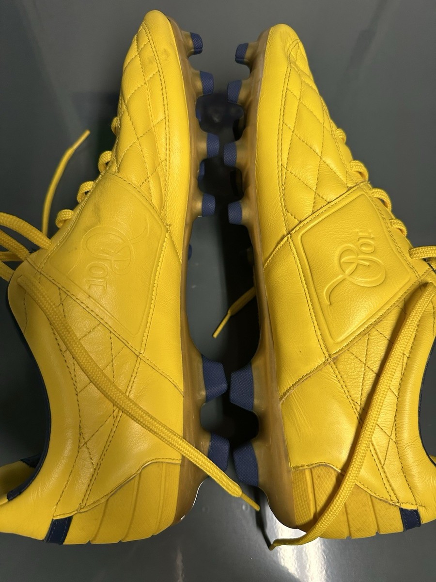Nike 10R Ronaldinho Cara FG Yellow/Navy - Mens 13us | eBay display picture 3