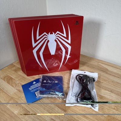 PlayStation4 Pro PS4 Marvel's Spider-Man Limited Edition Console Only - TESTED