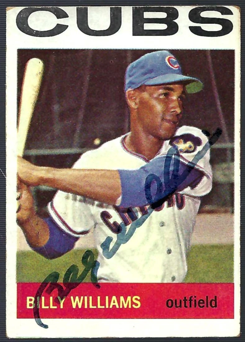 MLB メジャーリーグ ビリーウィリアムズ 直筆サイン Billy Williams Chicago Cubs MLB Original Autographed Items for